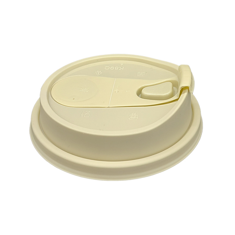 Pp plastic plat deksel voor drinkbeker