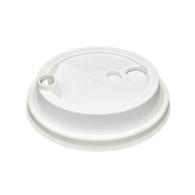 Pp plastic plat deksel voor melktheekop