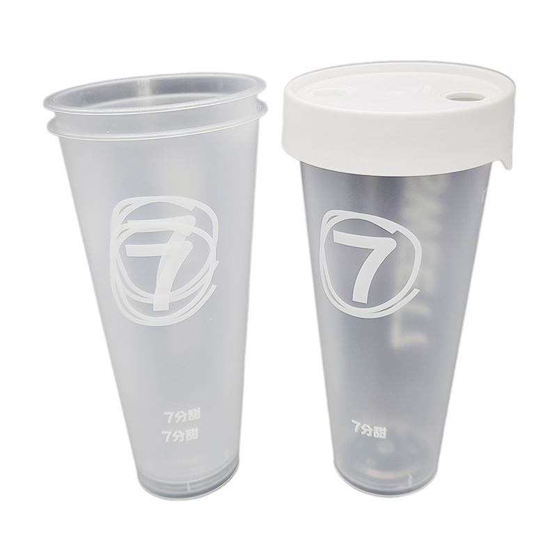 PP Plastic Spuitgieten Iced Coffee Cup