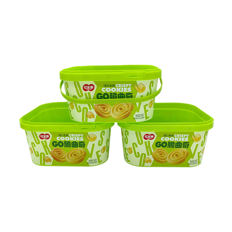 Pp plastic spuitgieten vierkante emmer